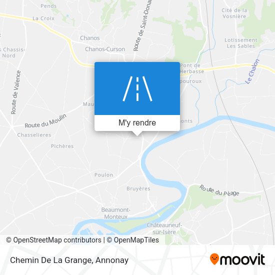 Chemin De La Grange plan