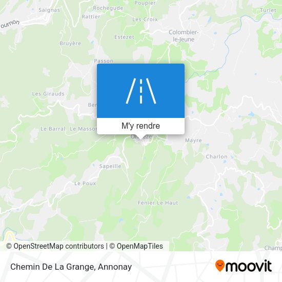 Chemin De La Grange plan