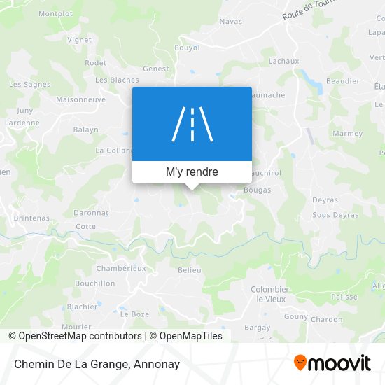 Chemin De La Grange plan