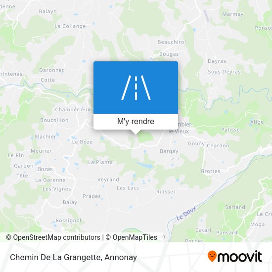 Chemin De La Grangette plan