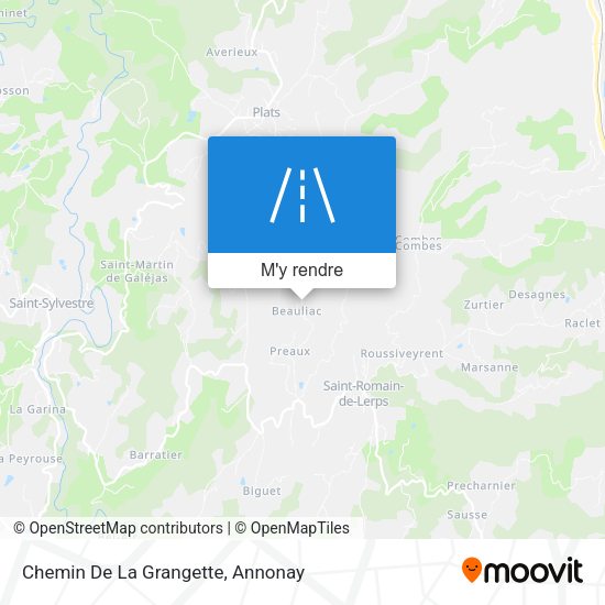 Chemin De La Grangette plan