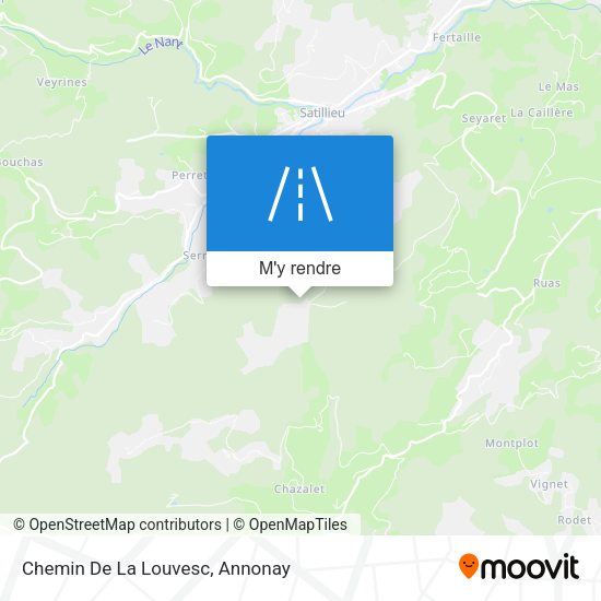 Chemin De La Louvesc plan