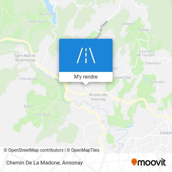 Chemin De La Madone plan