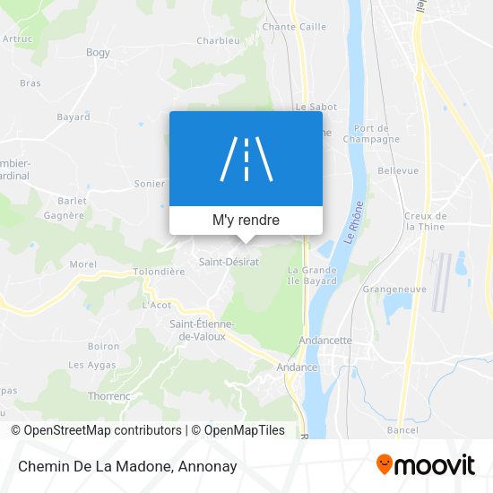 Chemin De La Madone plan