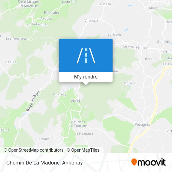 Chemin De La Madone plan