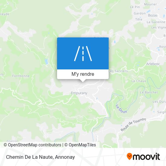 Chemin De La Naute plan