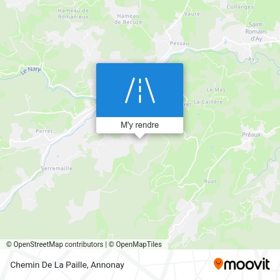 Chemin De La Paille plan