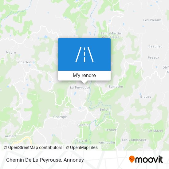 Chemin De La Peyrouse plan
