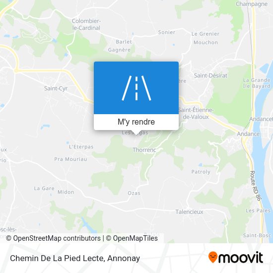Chemin De La Pied Lecte plan