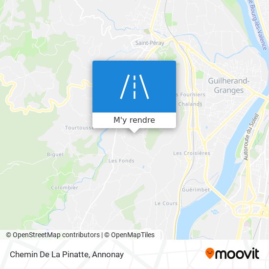 Chemin De La Pinatte plan