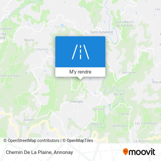 Chemin De La Plaine plan