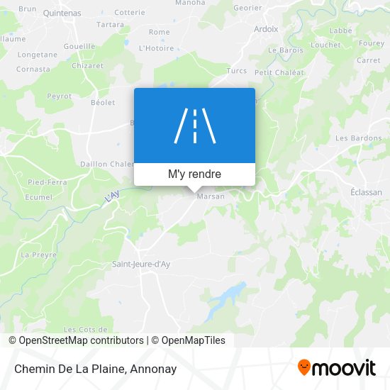 Chemin De La Plaine plan
