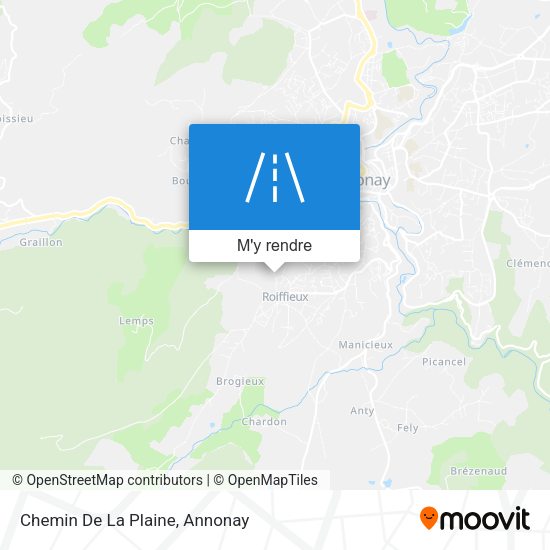 Chemin De La Plaine plan