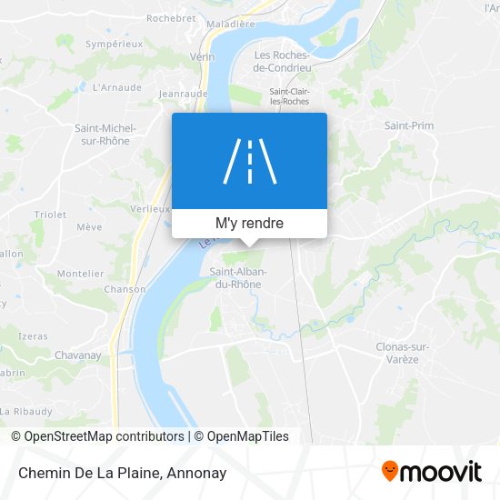 Chemin De La Plaine plan