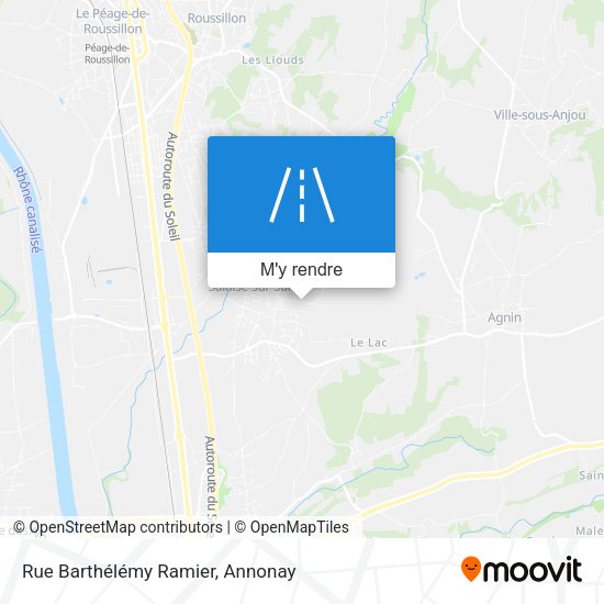 Rue Barthélémy Ramier plan