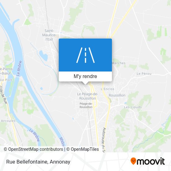 Rue Bellefontaine plan