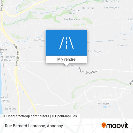 Rue Bernard Labrosse plan