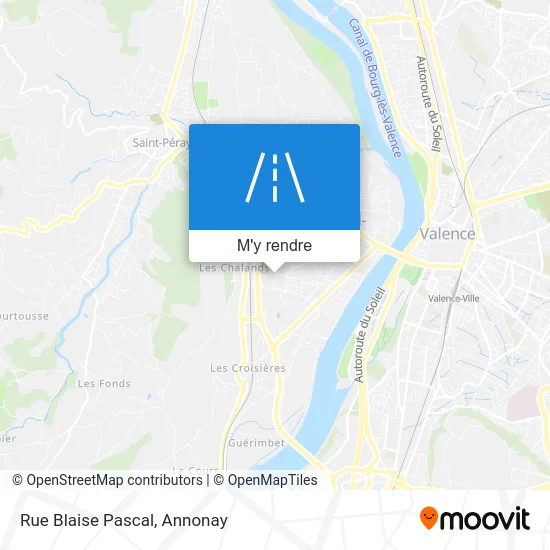 Rue Blaise Pascal plan