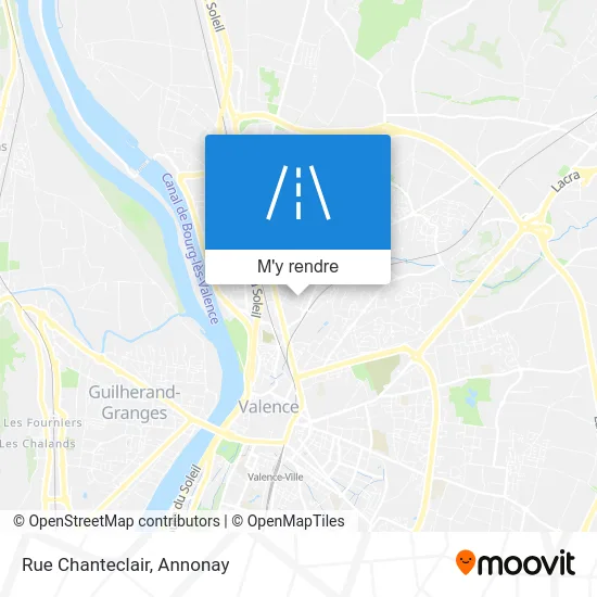 Rue Chanteclair plan