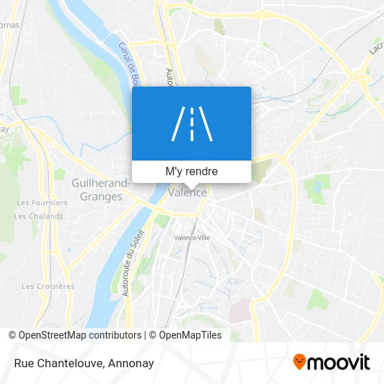 Rue Chantelouve plan