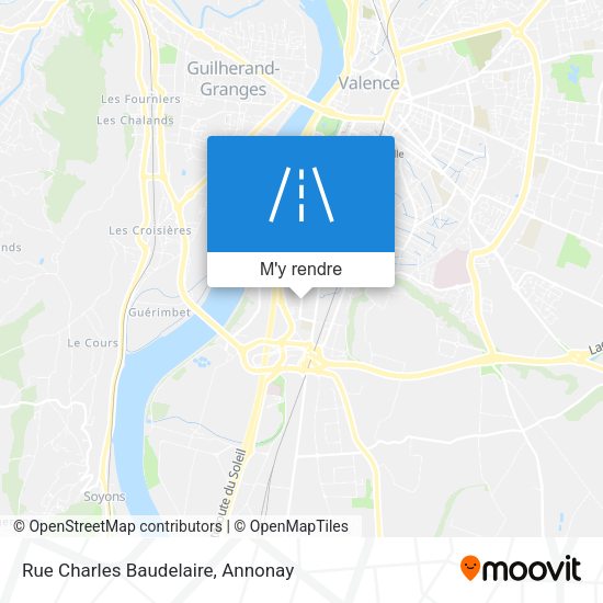Rue Charles Baudelaire plan