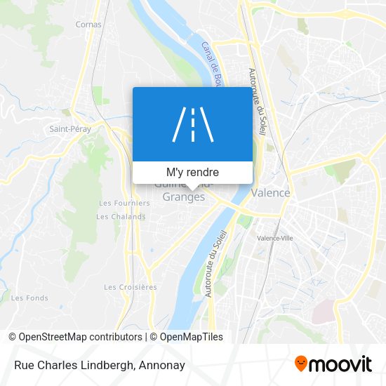 Rue Charles Lindbergh plan