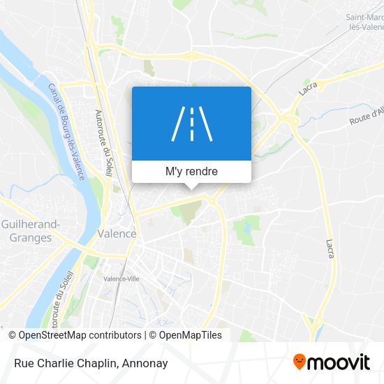 Rue Charlie Chaplin plan