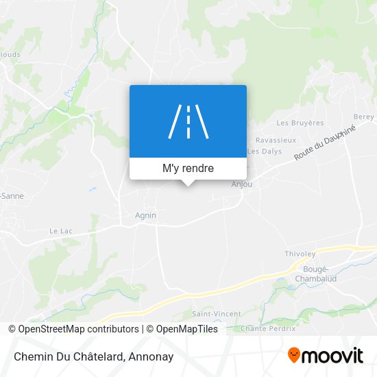 Chemin Du Châtelard plan