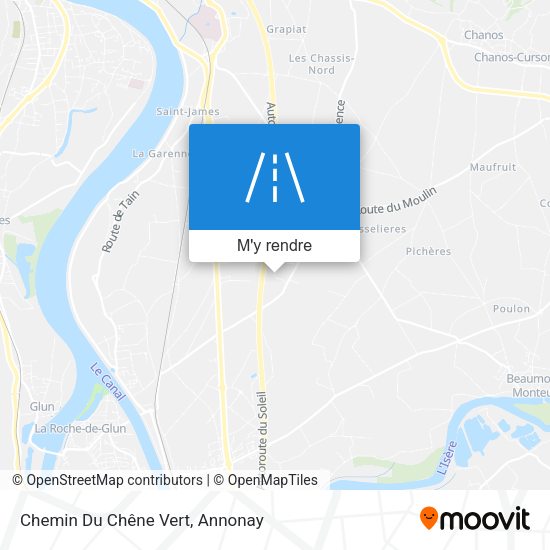 Chemin Du Chêne Vert plan