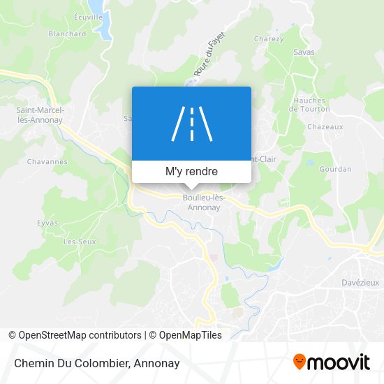 Chemin Du Colombier plan