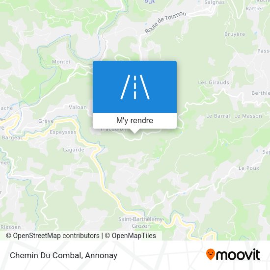 Chemin Du Combal plan