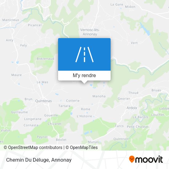 Chemin Du Déluge plan