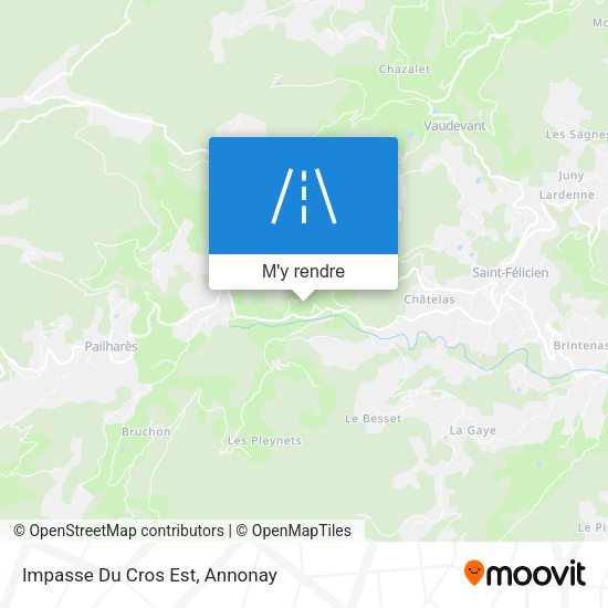 Impasse Du Cros Est plan
