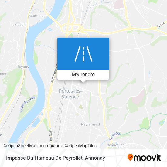 Impasse Du Hameau De Peyrollet plan