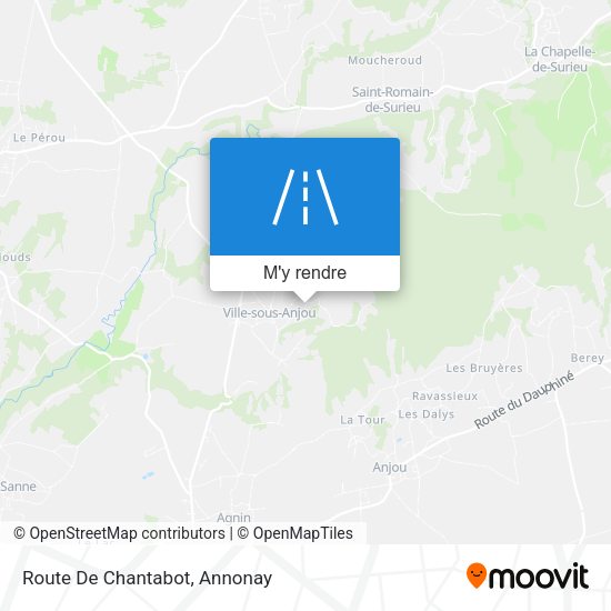Route De Chantabot plan