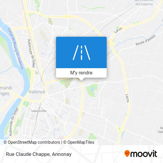 Rue Claude Chappe plan