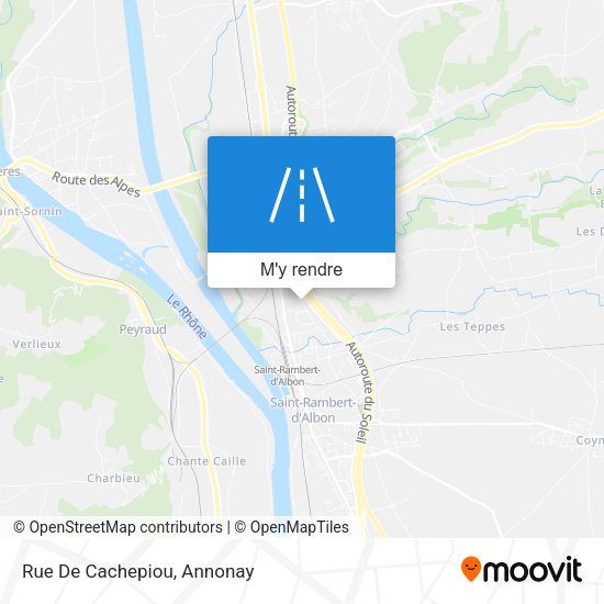 Rue De Cachepiou plan