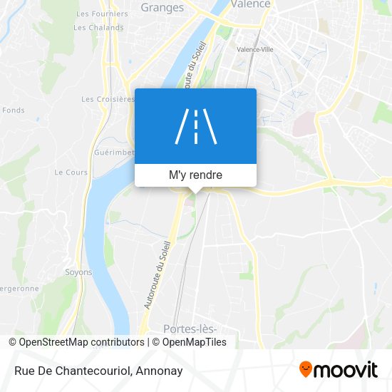 Rue De Chantecouriol plan