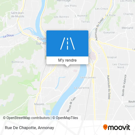 Rue De Chapotte plan