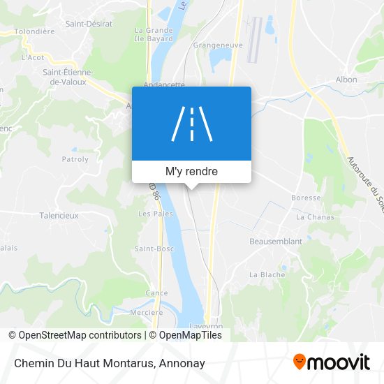 Chemin Du Haut Montarus plan
