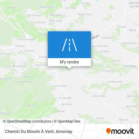 Chemin Du Moulin À Vent plan