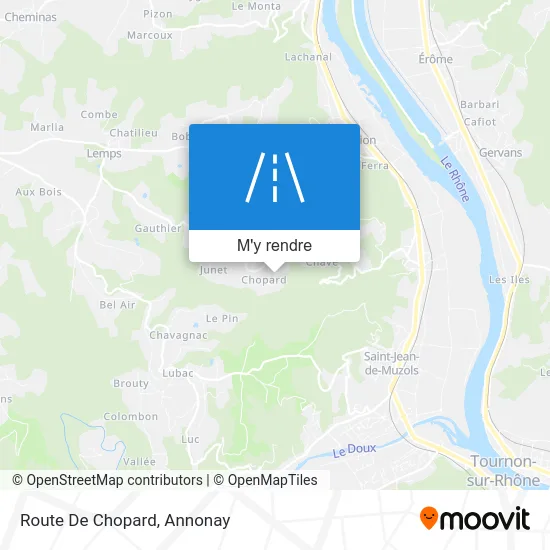 Route De Chopard plan