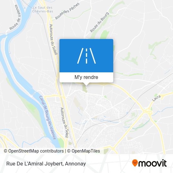 Rue De L'Amiral Joybert plan