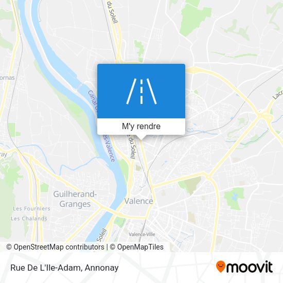 Rue De L'Ile-Adam plan