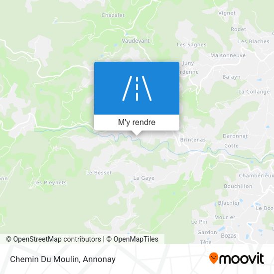 Chemin Du Moulin plan