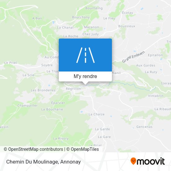 Chemin Du Moulinage plan