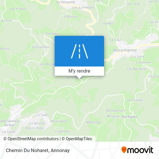 Chemin Du Noharet plan