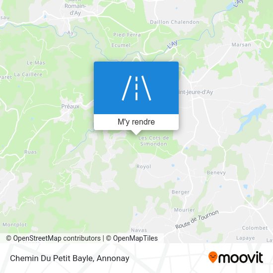 Chemin Du Petit Bayle plan