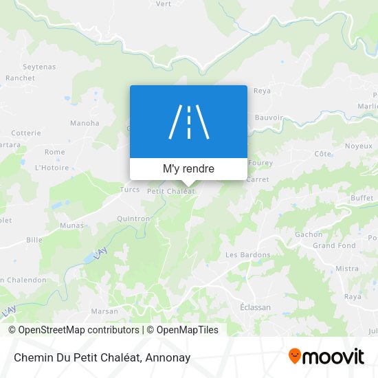 Chemin Du Petit Chaléat plan