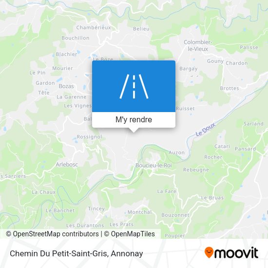 Chemin Du Petit-Saint-Gris plan